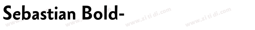 Sebastian Bold字体转换